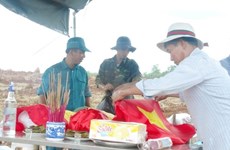Repatriados restos de mártires vietnamitas caídos en Laos