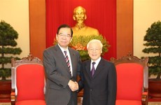 Máximo dirigente político de Vietnam recibe al líder del Partido Comunista de Japón