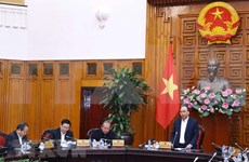 Premier preside reunión de Subcomisión Socioeconómica del Partido Comunista de Vietnam 