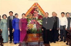 Dirigente parlamentaria de Vietnam felicita a comunidad católica en ocasión de Navidad