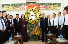Vicepresidenta de Vietnam felicita a Iglesia Evangélica en ocasión de Navidad 