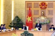 Premier vietnamita mantiene reunión de trabajo con asesores económicos 