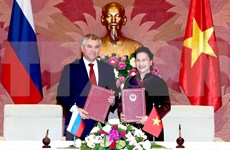 Presidente de Duma Estatal de Rusia concluye visita oficial a Vietnam 