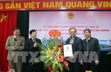 Hai Duong concede licencias a dos primeros proyectos de inversión extranjera en 2019