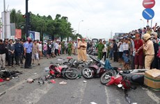 Aceleran en Vietnam investigación de accidente de tráfico que mata a cuatro personas 