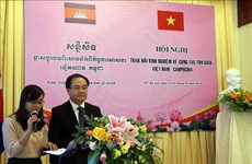 Vietnam y Camboya intercambian experiencias religiosas