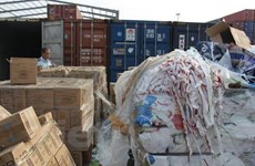 Prohibirá Vietnam importación de materiales de desechos por puertas fronterizas terrestres