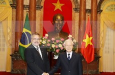 Recibe presidente de Vietnam a nuevos embajadores