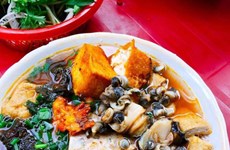 Sopa de fideos de caracol: un plato que caracteriza a Hanoi