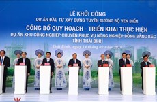 Inaugura Premier vietnamita diferentes proyectos importantes en provincia de Thai Binh