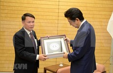 Realiza delegación de la Agencia Vietnamita de Noticias visita a Japón 