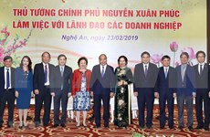  Premier vietnamita destaca papel de inversores en el desarrollo de la provincia de Nghe An