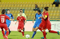 Se prepara fútbol femenino de Vietnam para ronda eliminatoria de Juegos Olímpicos 2020