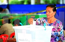Participación de tailandeses en votación anticipada alcanza 75 por ciento