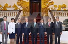Recibe premier vietnamita al presidente de la Comisión sudcoreana de Comunicaciones 