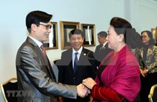 Resalta presidenta del Parlamento de Vietnam papel de Unión de Asociaciones de connacionales en Europa 