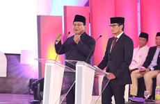 Realiza partido opositor en Indonesia masiva manifestación de campaña electoral