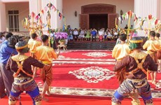 Celebran en Camboya fiesta tradicional de año nuevo Chol Chnam Thmay 