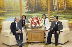 Delegación partidista vietnamita visita Corea del Norte 