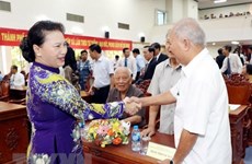 Presidenta parlamentaria de Vietnam asiste a celebración de liberación de ciudad sureña de Can Tho