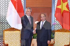 Premier vietnamita se reunió con su homólogo de Singapur