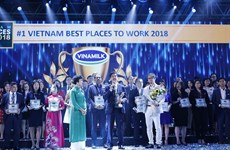 Empresa láctea Vinamilk, mejor lugar para trabajar en Vietnam en 2018