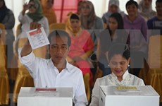 Anuncian reelección de Joko Widodo como presidente de Indonesia