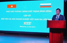 Vicepremier vietnamita se reunió con empresarios de su país radicados en Rusia