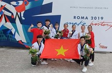 Obtienen taekwondokas vietnamitas medallas en Grand Prix de Roma