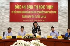 Insta vicepresidenta de Vietnam a provincia de Lao Cai a centrarse en la reducción de la pobreza 