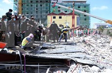 Procesa Camboya a cuatro ciudadanos chinos por derrumbe de edificio que causó 28 muertes