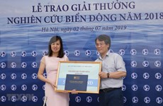 Premian en Vietnam trabajos investigativos más destacados en 2018 sobre el Mar del Este 