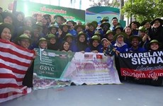 Participan estudiantes de Malasia en Campaña de Voluntarios en Vietnam