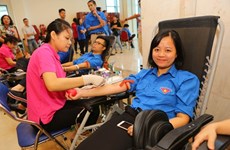 Provincias de Vietnam responden a campaña de donación de sangre