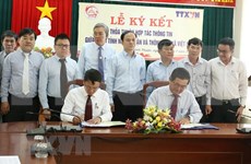 Firman VNA y provincia vietnamita acuerdo de cooperación informativa