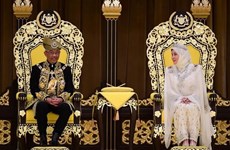 Coronan al  sultán de Pahang como nuevo rey de Malasia