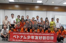 Concluyen jóvenes vietnamitas viaje de amistad a Japón