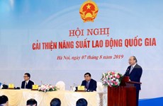 Preside primer ministro de Vietnam conferencia sobre productividad laboral nacional
