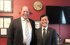 Embajador vietnamita y congresista estadounidense valoran esferas de cooperación