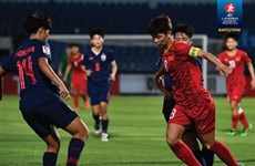 Derrota selección femenina de fútbol vietnamita sub19 a Tailandia en campeonato asiático