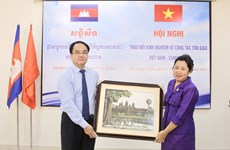 Intercambian Vietnam y Camboya experiencias en asuntos religiosos