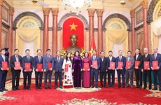 Vicepresidenta de Vietnam pide mayor desempeño de diplomáticos nacionales