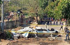 Accidente de helicóptero causa ocho heridos en Filipinas