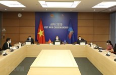 Vietnam participa en teleconferencia sobre papel parlamentario en lucha contra COVID-19