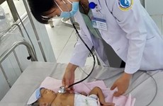 Niños en provincia vietnamita de Vinh Phuc se benefician de exámenes cardiovasculares