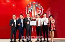 Lanzan oficialmente la marca británica de automóviles MG en Vietnam