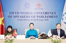Concluye Conferencia Mundial de Presidentes del Parlamento