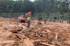 Condecoran a rescatistas fallecidos en incidente en provincia central de Vietnam 