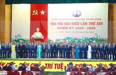 Concluyen XIII Congreso del Comité del Partido Comunista de Vietnam en en bloque de órganos centrales