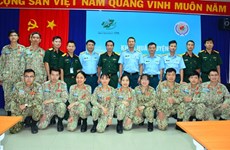 Inauguran en Vietnam curso de capacitación en transporte aéreo para oficiales de hospital de campaña